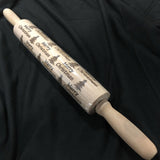 Christmas Baking Rolling Pin