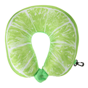 Fruit Printed Travel Neck Pillow, Gift for Christmas