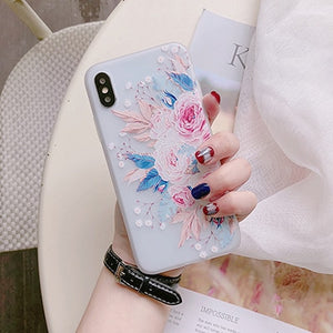 Floral Silicon Phone Case, Perfect As Gift This Christmas