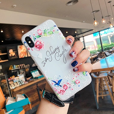 Floral Silicon Phone Case, Perfect As Gift This Christmas