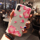 Floral Silicon Phone Case, Perfect As Gift This Christmas